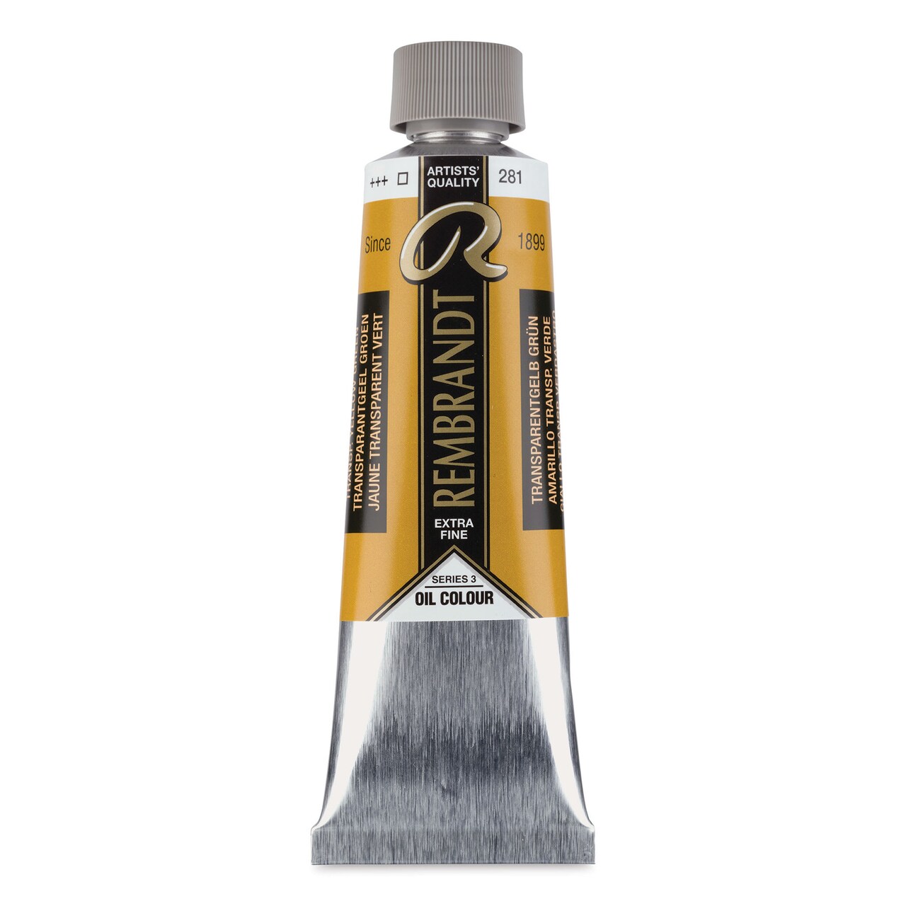 Rembrandt Artists' Oil Color - Transparent Yellow Green, 150 ml tube